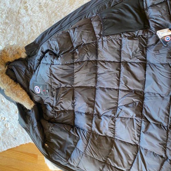 Canada Goose Black Youth Brittania Parka XL (18) (woman women xs equivalent) - Picture 5 of 14